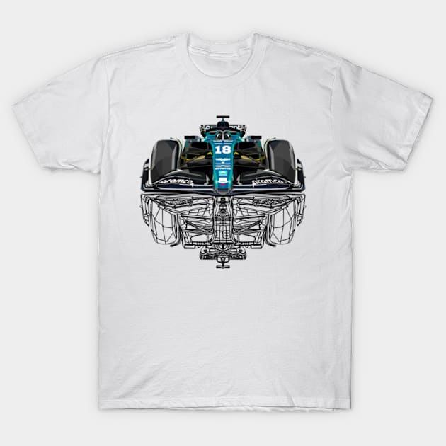 Sketch AMR23 Vector Art 18 T-Shirt by Worldengine